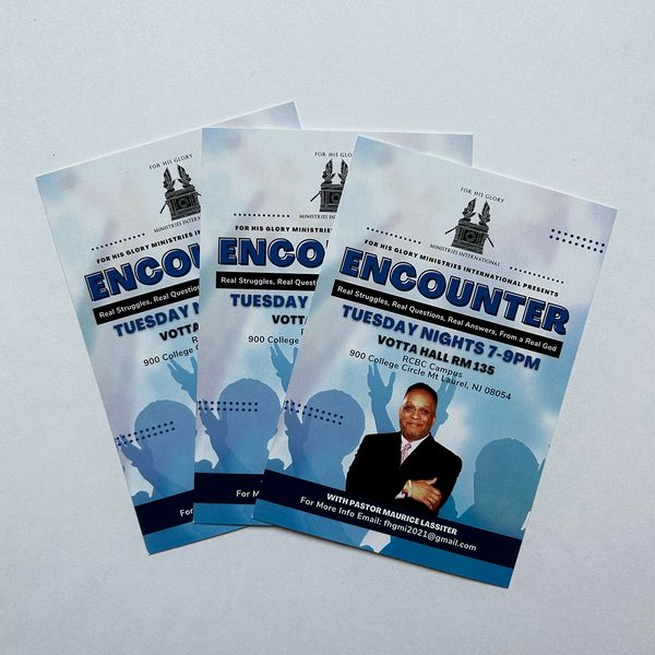 Encounter Flyer printed by Expressway Printing