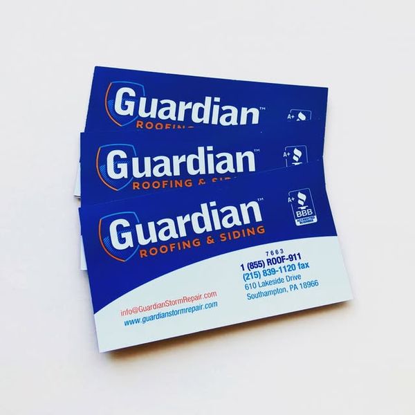 Guardian Business Cards printed by Expressway Printing