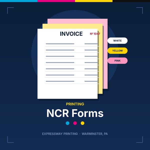 Illustration of ncr forms by Expressway Printing