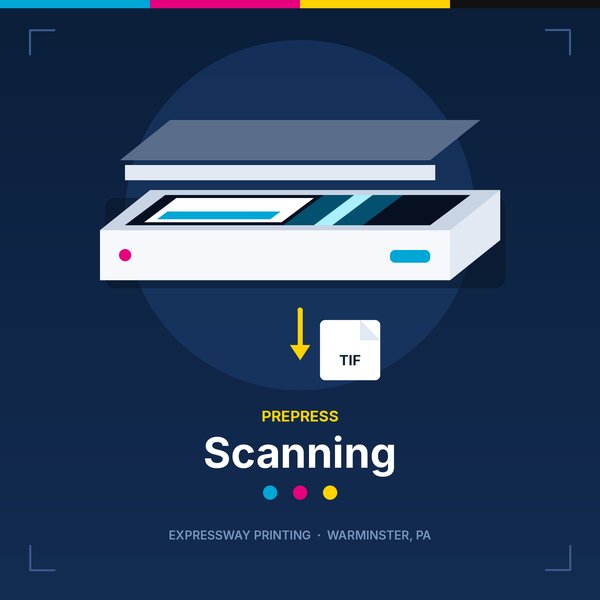Illustration of scanning by Expressway Printing