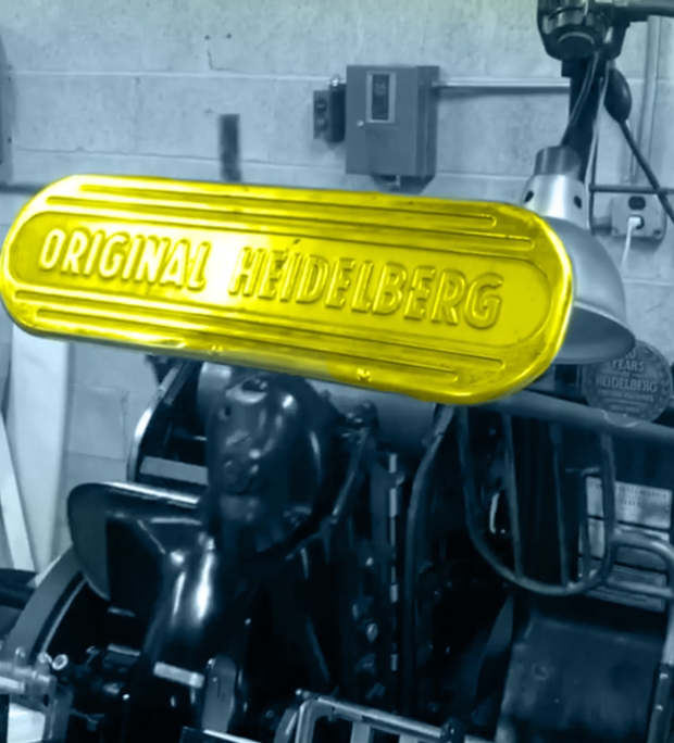 Original Heidelber Printing Press