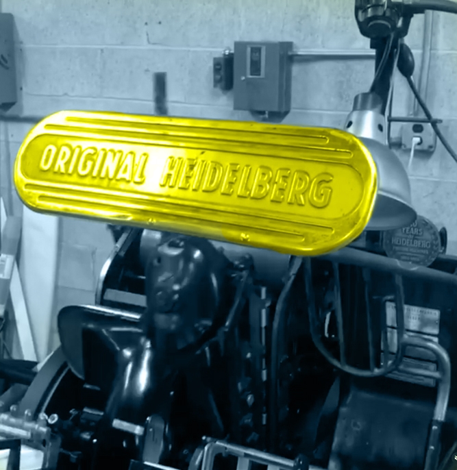Original Heidelber Printing Press